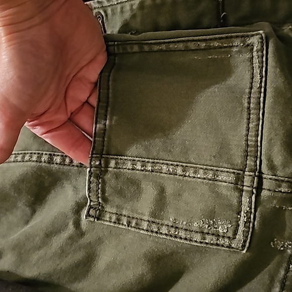 Free People Army Green Jacket/Blazer, Size Medium - Picture 6 of 10